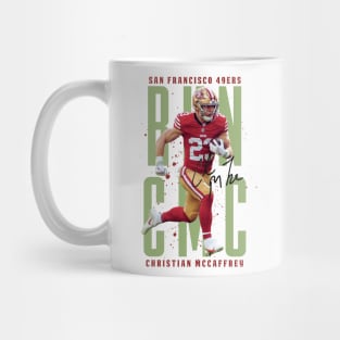 Christian Mccaffrey Aesthetic Tribute 〶 Mug